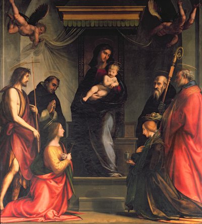 Madonna mit Kind und Heiligen von Fra Bartolommeo