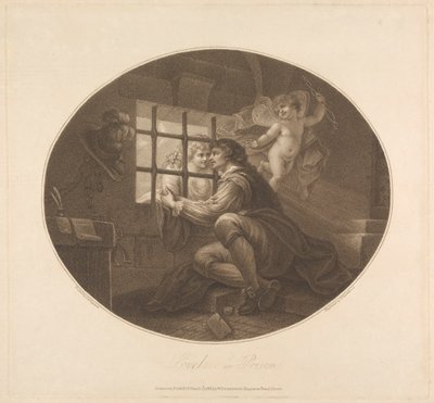 Lovelace im Gefängnis von Francesco Bartolozzi