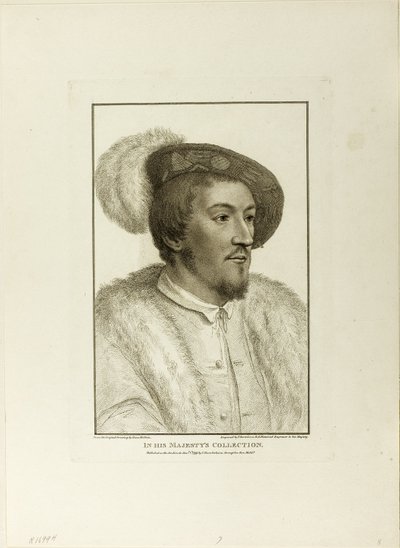 Porträt eines jungen Mannes von Francesco Bartolozzi