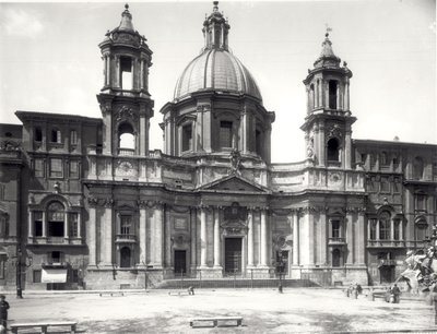 Kirche Sant Agnese, 1653-57 von Francesco Borromini