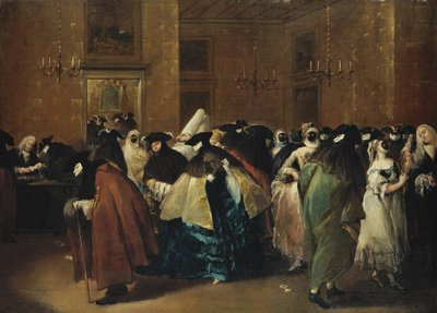 Casino Il ridotto in Venedig von Francesco Guardi