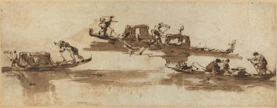 Gondeln von Francesco Guardi