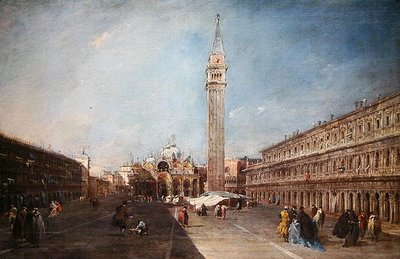 Piazza San Marco von Francesco Guardi