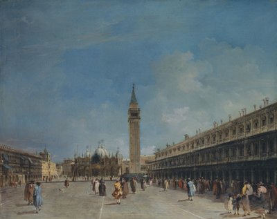 Piazza San Marco, späte 1760er Jahre von Francesco Guardi