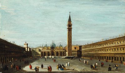 Der Markusplatz in Venedig, Blick nach Osten von Francesco Guardi