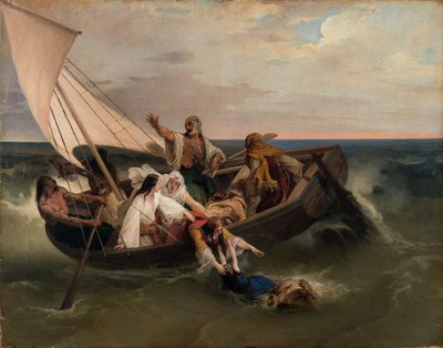 Boot mit griechischen Flüchtlingen von Francesco Hayez