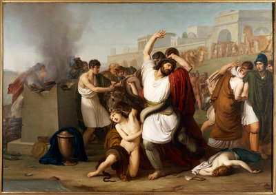 Mailand, Gemälde des trojanischen Priesters Laokoon von Francesco Hayez