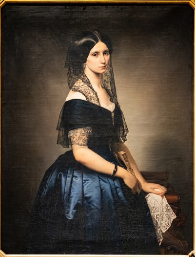 Porträt von Antonietta Tarsis Basilico von Francesco Hayez