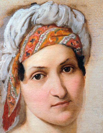 Porträt der Ehefrau Vincenza Scaccia von Francesco Hayez