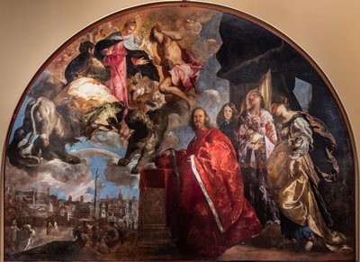Verherrlichung des Podestà Girolamo Priuli von Francesco Maffei