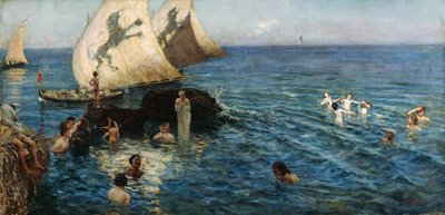 Eindrücke an der Adria von Francesco Paolo Michetti