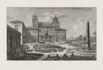 Die Villa Medici von Francesco Piranesi