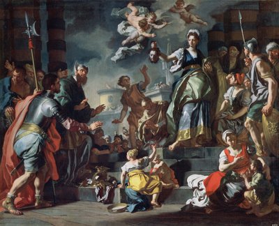 Judith mit dem Kopf des Holofernes von Francesco Solimena