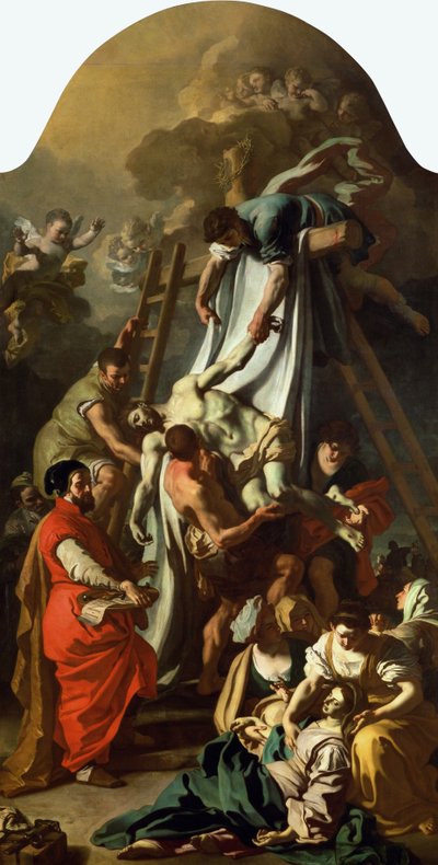 Die Kreuzabnahme, 1729 von Francesco Solimena
