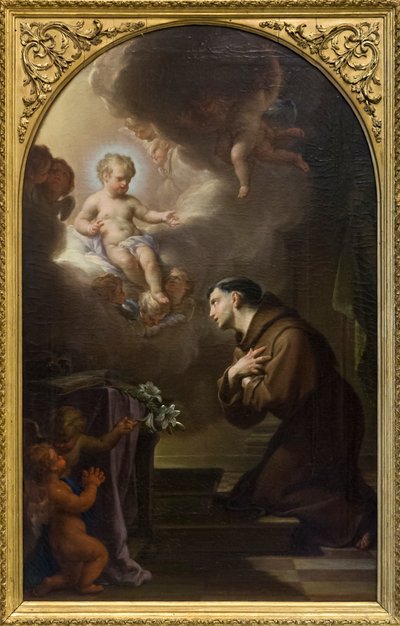 Vision des heiligen Antonius von Francesco Trevisani