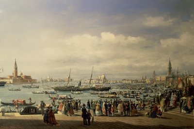 Napoleon III. kommt in Venedig an von Francesco Zanin