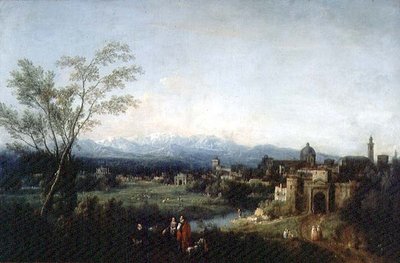 Fantastische Landschaft, Vicenza von Francesco Zuccarelli