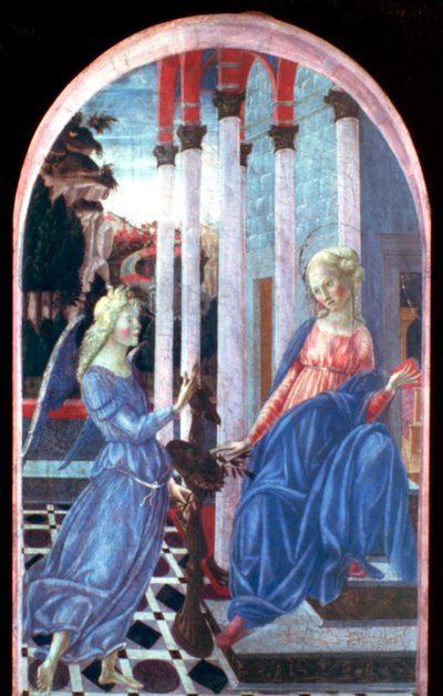 Verkündigung, ca. 1470-1472 von Francesco di Giorgio Martini