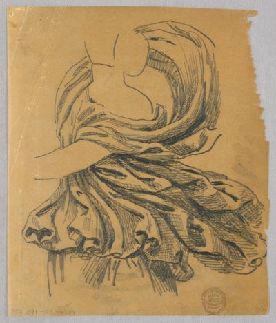 Draperiestudie von Francis Augustus Lathrop