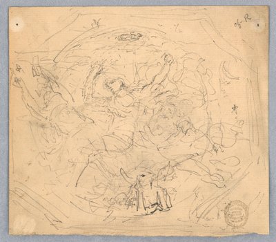 Studie für "Zodiac" von Francis Augustus Lathrop