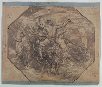 Studie für "Zodiac" von Francis Augustus Lathrop