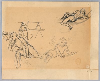 Studie für "Zodiac" von Francis Augustus Lathrop