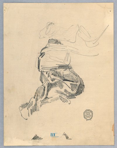 Studie von Draperien von Francis Augustus Lathrop