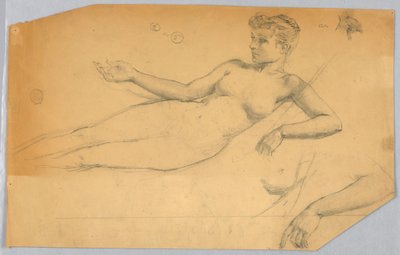 Studie einer nackten Figur von Francis Augustus Lathrop