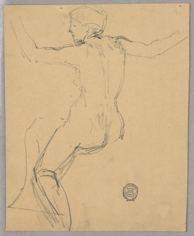 Studie einer nackten Figur von Francis Augustus Lathrop