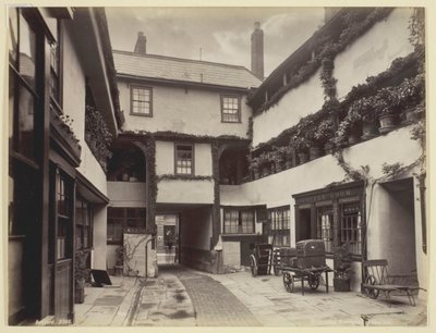 Gloucester, Innenhof des New Inn von Francis Bedford