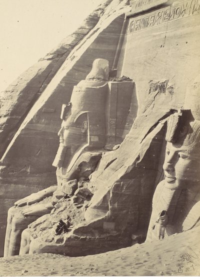 Abu Simbel, Nubien, 1857 von Francis Frith