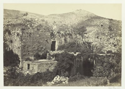 Banias, das antike Caesaria, Philippi, 1857 von Francis Frith