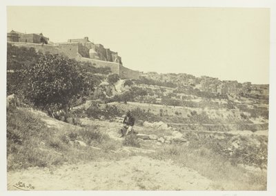 Bethlehem, mit der Geburtskirche von Francis Frith