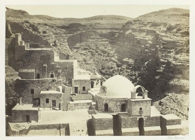 Kloster Mar-Saba, in der Nähe von Jerusalem, 1857 von Francis Frith