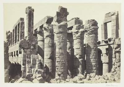 Säulensaal, Karnak von Francis Frith