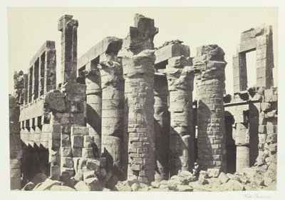 Säulenhalle, Karnak von Francis Frith