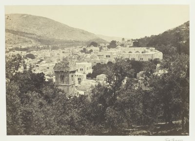 Nablus, das antike Sichem, 1857 von Francis Frith