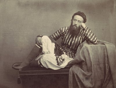 Porträt, türkisches Sommerkostüm, 1857 von Francis Frith