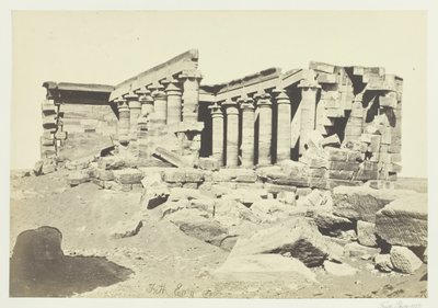 Der Tempel von Maharaka, Nubien von Francis Frith