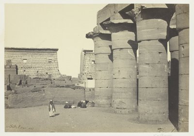 Ansicht von Luxor von Francis Frith