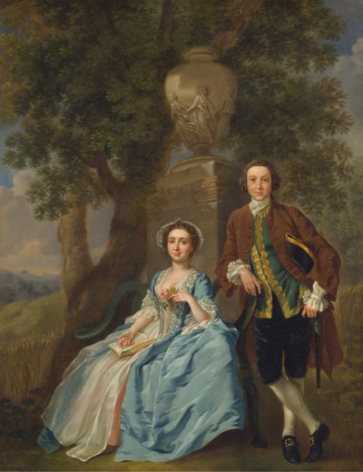 George und Margaret Rogers von Francis Hayman