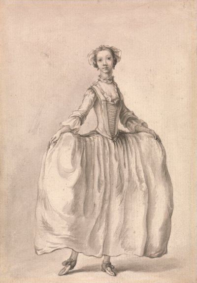 Stehende Figur einer Dame von Francis Hayman