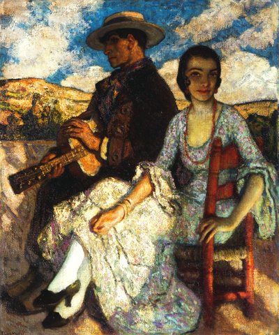 Juan und Juanita von Francis Luis Mora