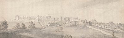 Weitläufige Ansicht von Windsor Castle von Francis Place