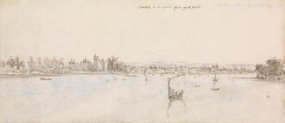 Lambeth vom York House von Francis Place