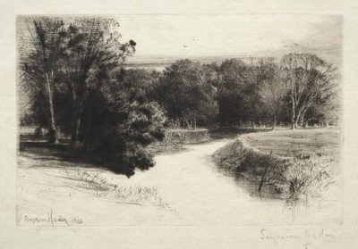 Ein Sonnenuntergang in Irland von Francis Seymour Haden