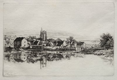 Stadt Kidwelly, 1859 von Francis Seymour Haden