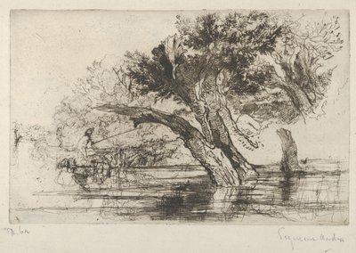 Penton Hook, 1864 von Francis Seymour Haden