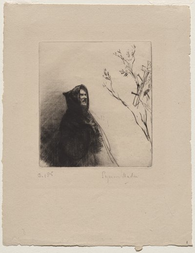Der betende Mönch - St. Franziskus von Francis Seymour Haden