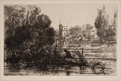 Kirche von Twickenham von Francis Seymour Haden